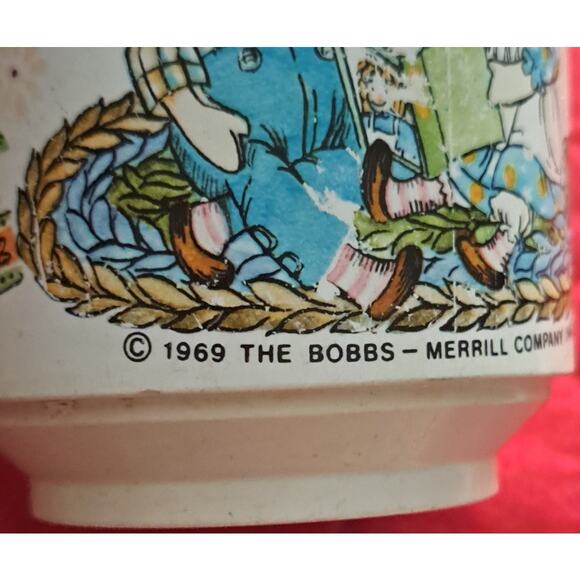 The Bobbs - Merrill Company Vintage 1969 Raggedy Ann and Andy Plastic Mug - Picture 3 of 4